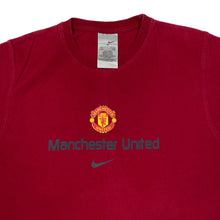 Load image into Gallery viewer, Nike MANCHESTER UNITED FC Football Logo Spellout Graphic T-Shirt
