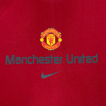 Load image into Gallery viewer, Nike MANCHESTER UNITED FC Football Logo Spellout Graphic T-Shirt
