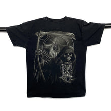 Load image into Gallery viewer, HERO BUFF Gothic Fantasy Horror Grim Reaper Skeleton Skull Graphic T-Shirt
