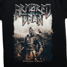 Load image into Gallery viewer, ARMORED DAWN “Barbarians In Black” Viking Power Heavy Metal Band T-Shirt

