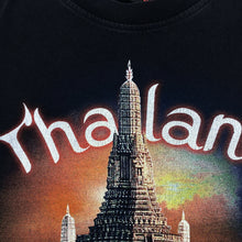 Load image into Gallery viewer, THAILAND “The Royal Barge At Wat Arun” Souvenir Spellout Graphic T-Shirt
