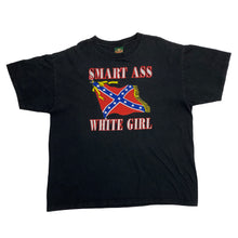 Load image into Gallery viewer, Vintage SMART ASS WHITE GIRL Americana Graphic Spellout T-Shirt
