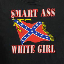 Load image into Gallery viewer, Vintage SMART ASS WHITE GIRL Americana Graphic Spellout T-Shirt
