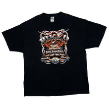 Load image into Gallery viewer, FTF CYCLES (2007) “Randolph, MA” Steel Horse Rider Biker Souvenir Graphic T-Shirt
