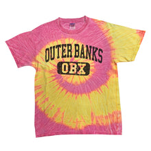 Load image into Gallery viewer, OUTER BANKS &quot;OBX&quot; Souvenir Graphic Tie Dye T-Shirt
