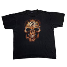 Load image into Gallery viewer, D-ART Gothic Tribal Skull Graphic T-Shirt
