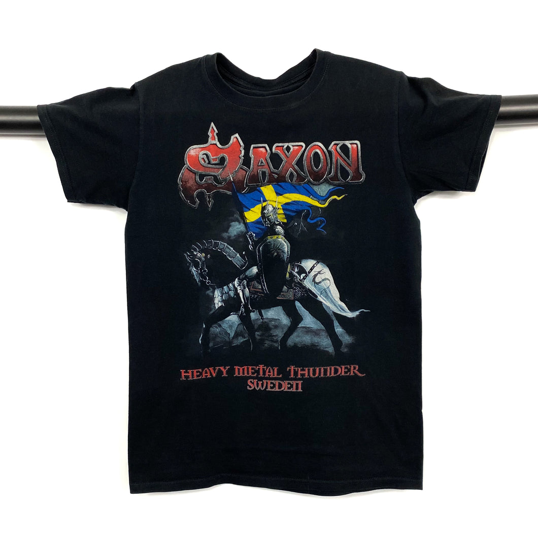 SAXON “Heavy Metal Thunder Sweden” World Tour 2013 British Heavy Metal Band T-Shirt