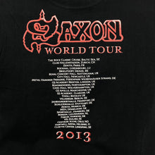 Load image into Gallery viewer, SAXON “Heavy Metal Thunder Sweden” World Tour 2013 British Heavy Metal Band T-Shirt
