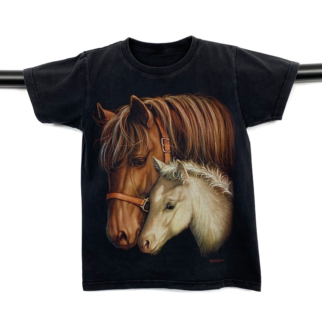 Vintage Horse Pony Animal Nature Wildlife Graphic T-Shirt