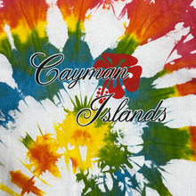 Load image into Gallery viewer, NATURAL HIGH &quot;Cayman Islands&quot; Souvenir Tie Dye T-Shirt
