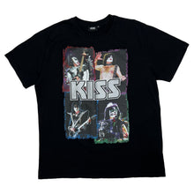 Load image into Gallery viewer, KISS (2013) Classic Logo Spellout Glam Metal Hard Rock Band Reprint T-Shirt
