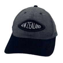 Load image into Gallery viewer, NEW ZEALAND Embroidered Souvenir Spellout Velvet Peak Baseball Cap
