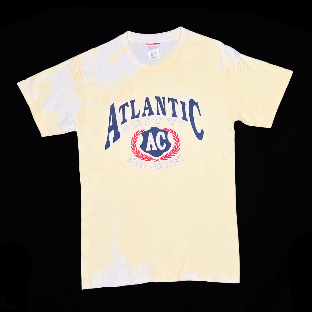ATLANTIC CITY “New Jersey” Souvenir Spellout Graphic Tie Dye T-Shirt