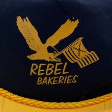 Load image into Gallery viewer, REBEL BAKERIES Promo Spellout Graphic Trucker Baseball Cap
