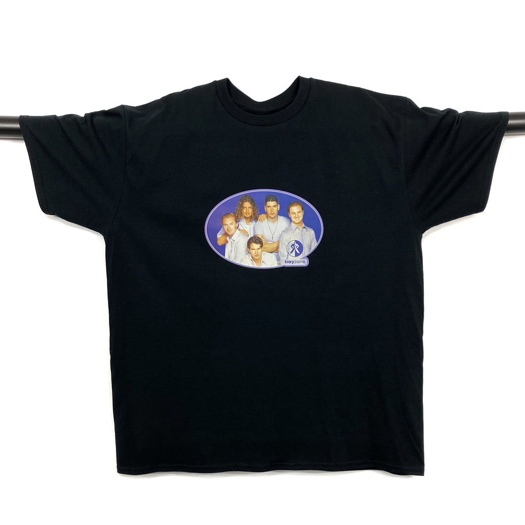 BOYZONE (1998) Circle Logo Spellout Music Pop Boy Band Graphic T-Shirt