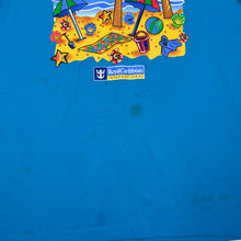 Load image into Gallery viewer, ROYAL CARIBBEAN INTERNATIONAL Souvenir Tropical Cruise Graphic Single Stitch T-Shirt
