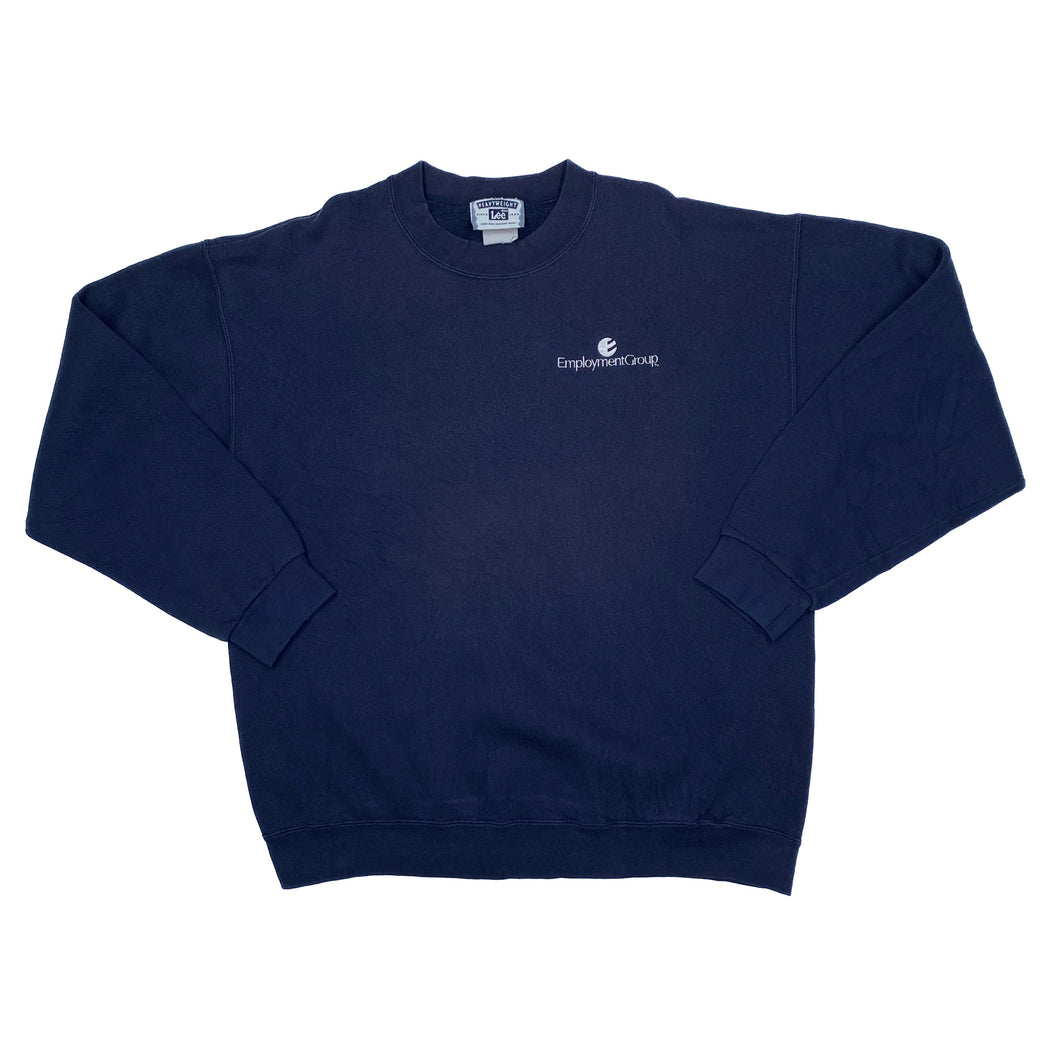 Lee EMPLOYMENT GROUP Embroidered Company Logo Crewneck Sweatshirt