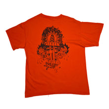 Load image into Gallery viewer, STATE OF THE ART TATTOO CONVENTION Gothic Biker Tattoo Spellout Souvenir Graphic T-Shirt
