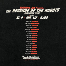 Load image into Gallery viewer, Def Jux THE REVENGE OF THE ROBOTS El-P Mr. Lif RJD2 Hip Hop Rap T-Shirt
