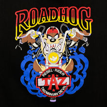 Load image into Gallery viewer, Looney Tunes ROADHOG Taz Biker Spellout Graphic Single Stitch T-Shirt
