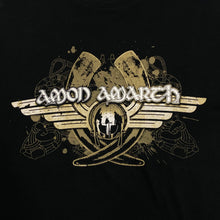 Load image into Gallery viewer, AMON AMARTH Graphic Spellout Metal Band T-Shirt
