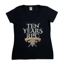 Load image into Gallery viewer, ROLE PLAY CONVENTION “Ten Years RPC” Gaming Souvenir Spellout Graphic T-Shirt
