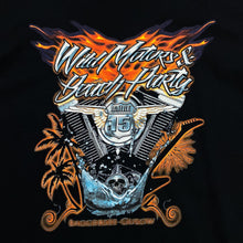Load image into Gallery viewer, WILD MOTORS &amp; BEACH PARTY Biker Gothic Souvenir Spellout Graphic T-Shirt
