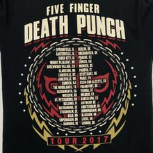 Load image into Gallery viewer, FIVE FINGER DEATH PUNCH “Tour 2017” Groove Thrash Heavy Metal Band T-Shirt
