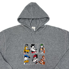 Load image into Gallery viewer, THE DISNEY STORE Embroidered Character Pullover Fleece Hoodie
