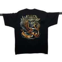 Load image into Gallery viewer, METAL ROCK “Legendary Of Motorcycles” Biker Eagle Graphic Spellout T-Shirt
