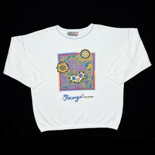 Load image into Gallery viewer, FORENZA “Internazionale” Florap Abstract Spellout Graphic Crewneck Sweatshirt
