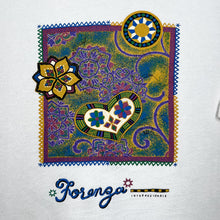 Load image into Gallery viewer, FORENZA “Internazionale” Florap Abstract Spellout Graphic Crewneck Sweatshirt
