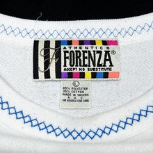 Load image into Gallery viewer, FORENZA “Internazionale” Florap Abstract Spellout Graphic Crewneck Sweatshirt
