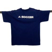 Load image into Gallery viewer, ADIDAS SOCCER Logo Spellout Graphic T-Shirt
