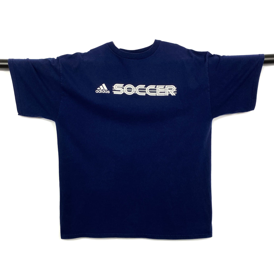 ADIDAS SOCCER Logo Spellout Graphic T-Shirt