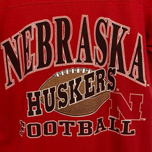 Load image into Gallery viewer, Vintage NCAA NEBRASKA HUSKERS College Football Cotton Jersey T-Shirt
