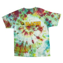 Load image into Gallery viewer, Hanes PLACER &quot;Hillmen Football&quot; College Tie Dye T-Shirt
