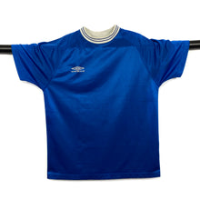 Load image into Gallery viewer, UMBRO Mini Logo Poly Sports Ringer T-Shirt
