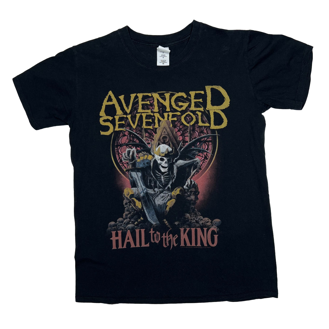 AVENGED SEVENFOLD (2013) “Hail To The King” Hard Rock Heavy Metal Band T-Shirt