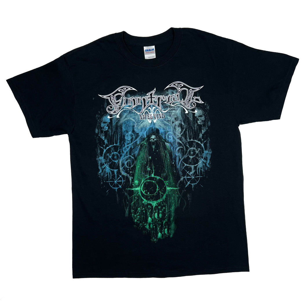 FINNTROLL “Nifelvind” Graphic Spellout Folk Black Heavy Metal Band T-Shirt