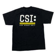 Load image into Gallery viewer, CSI: LAS VEGAS UNIT Souvenir Spellout Graphic TV Show T-Shirt
