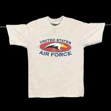 Load image into Gallery viewer, UNITED STATES AIR FORCE “USAF” Logo Spellout Military Graphic T-Shirt
