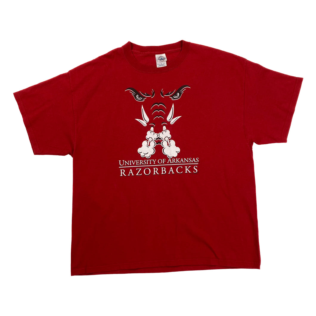 Delta NCAA “Arkansas Razorbacks” College Sports Spellout Graphic T-Shirt