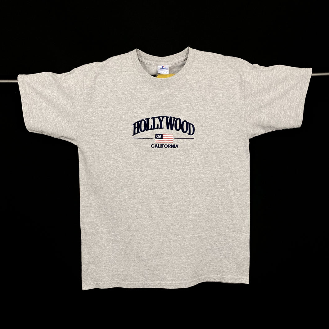 HOLLYWOOD “California” Embroidered Spellout Souvenir T-Shirt