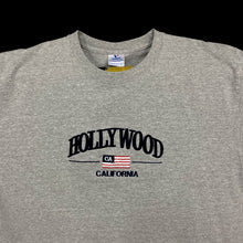 Load image into Gallery viewer, HOLLYWOOD “California” Embroidered Spellout Souvenir T-Shirt
