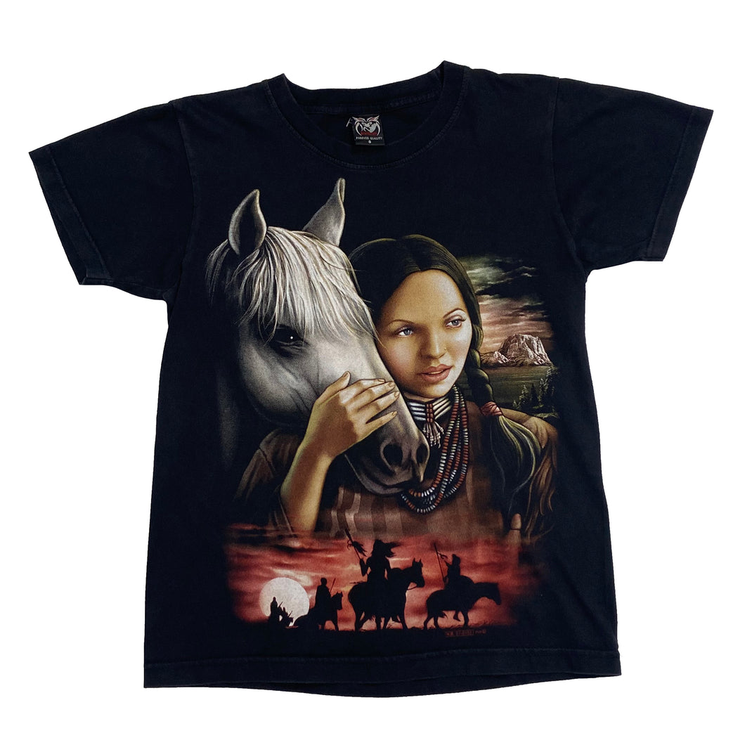 ROCKVOLUTION Native American Horse Graphic T-Shirt