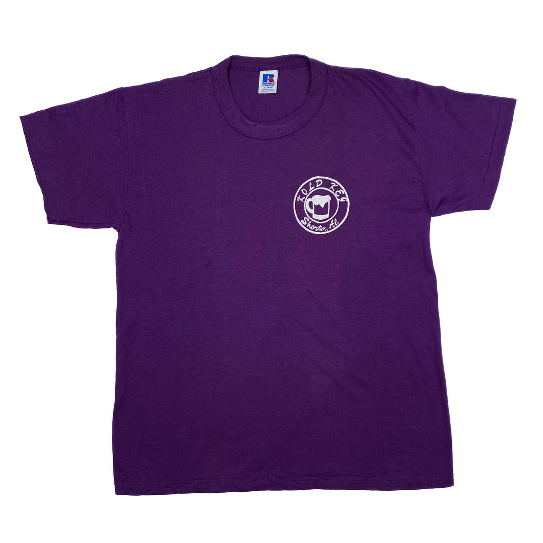 Russell Athletic KOLD KEG “Shorter, AL.” Beer Bar Souvenir Single Stitch T-Shirt