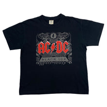 Load image into Gallery viewer, AC/DC &quot;Black Ice&quot; Graphic Spellout Band T-Shirt
