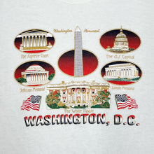Load image into Gallery viewer, Delta WASHINGTON D.C. Landmarks USA Souvenir Spellout Graphic T-Shirt

