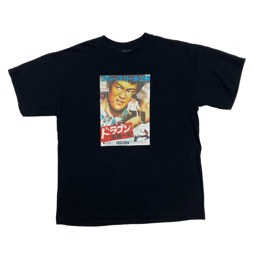 BRUCE LEE “The Big Boss” Martial Arts Movie Spellout Graphic T-Shirt